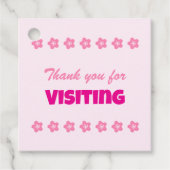 Charming Sakura Bunny Bedankjes Labels (Voorkant)