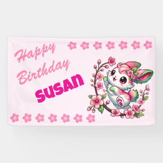 Charming Sakura Bunny Spandoek