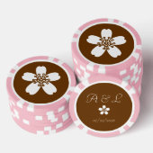Charming Sakura in Chocolate Poker Chips (Opstapeling)