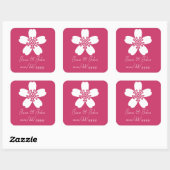 Charming Sakura in Raspberry Sticker (Vel)