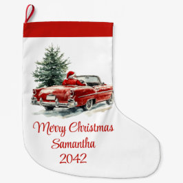 Charming Santa Claus Traditional Festive Stocking Grote Kerstsok