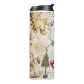 Charming Scandinavian Folk Christmas Thermosbeker (Gedraaid links)