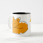 Charming Sleeping Fox Mug (Devant gauche)