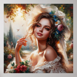 Charming Smile Poster