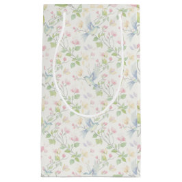 Charming Spring Bird and Floral Klein Cadeauzakje