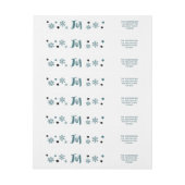 Charming Trendy Joy Blue Green Holiday (Vel)