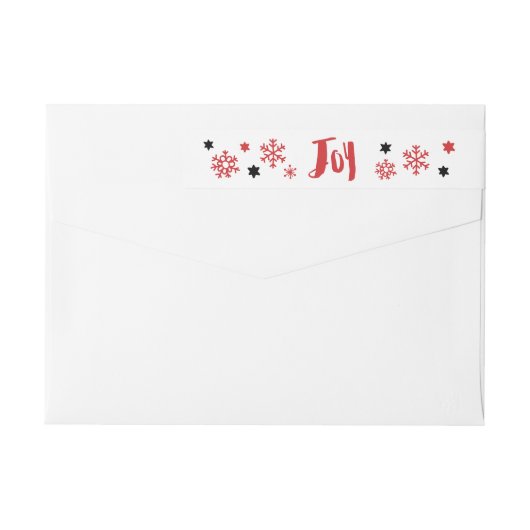 Charming Trendy Joy Red Holiday (Achterkant)