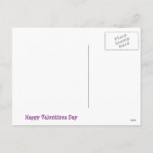 Charming Valentines Day Mailbox Carte postale (Dos)