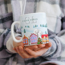 Charming Village Jumbo Mug - Cadeau familial