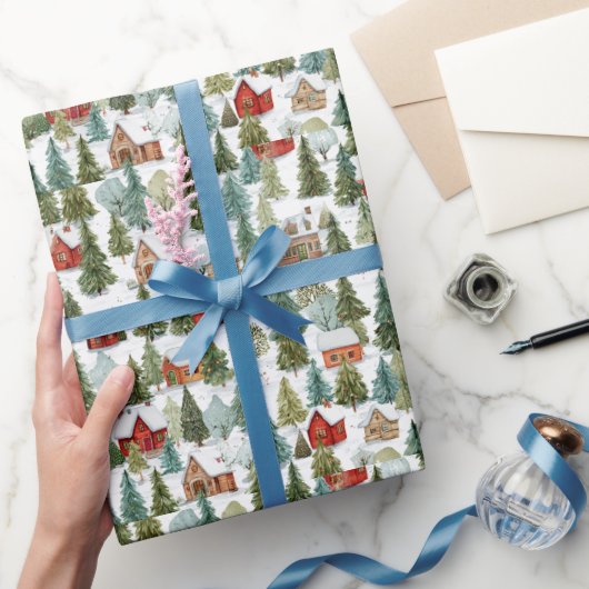 Charming Whimsical Christmas Wrapping Paper Cadeaupapier (Geschenken)