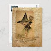 Charming Witch Briefkaart (Voorkant / Achterkant)