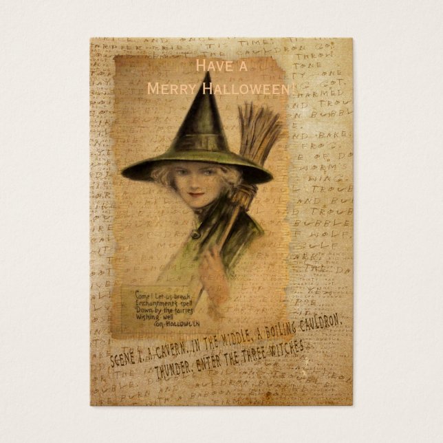 Charming Witch Visitekaartje (Voorkant)