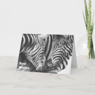 Charming Zebras Birthday Card Kaart