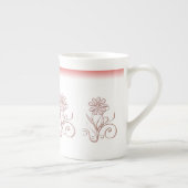 Charmum floral Bone China Mok (Rechts)