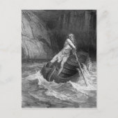Charon, de Ferryman van de hel Briefkaart (Voorkant)