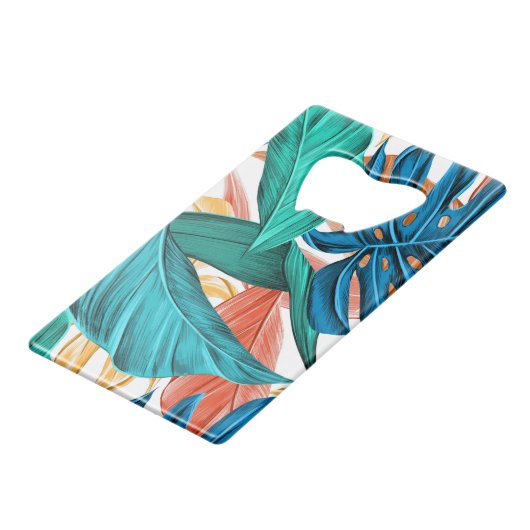 Charpente colorée tropicale Nature Feuille (Devant Angle)