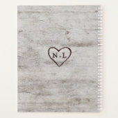 Charrettes sculptées Plan de Mariage de bois de bo (Dos)