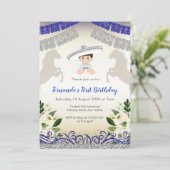 Charro Marine Blue Silver 1ère invitation annivers (Debout devant)