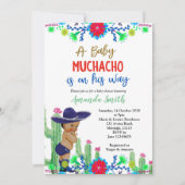 Charro Muchacho Invitation Baby shower de garçon m (Devant)