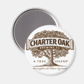 Charter eiken brouwerij magneet (Voorkant / Achterkant)