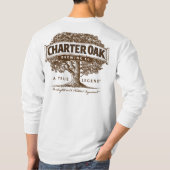 Charter Oak Brewery Logo T-Shirt (Achterkant)