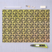 Charter Oak Quilt Woodblock Tissuepapier (Craft)