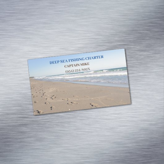 Charter Services Gevist Magnetisch Visitekaartje (Voorbeeld)