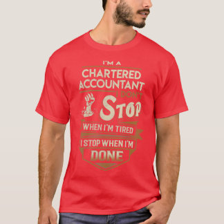 Charteraccountant ik stop wanneer taak-cadeau-item t-shirt