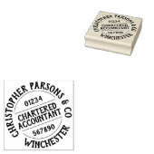 Charteraccountant Rubberstempel (Gestempeld)