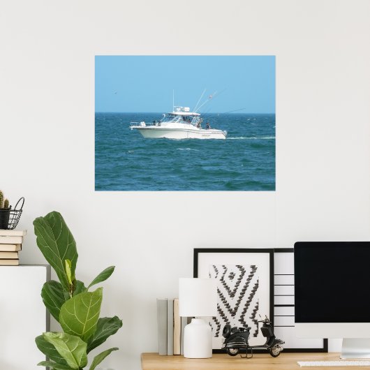 Charterboot Poster (Thuiskantoor)