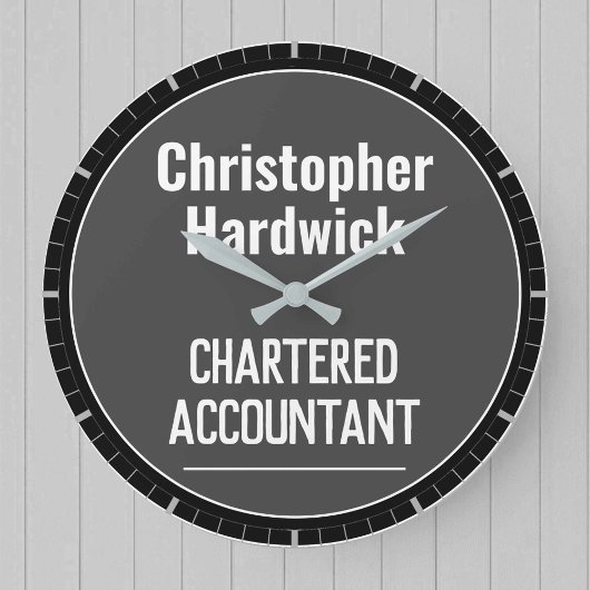 Chartered Accountant Kantoor Wall Clock Grote Klok