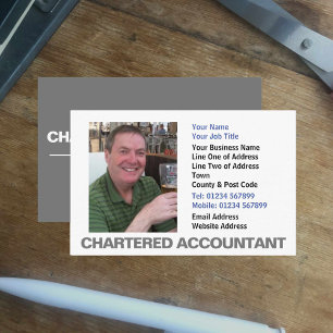 Chartered Accountant Photo Visitekaartje