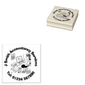 Chartered Accountants en Accountancy. Rubberstempel (Gestempeld)