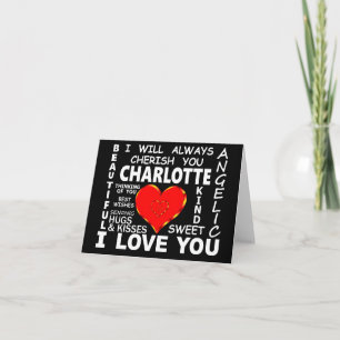 Chartlotte Ik Hou Van Jou Kaart