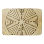 Chartres Labyrinth antiek stijl 1 + uw ideeën Badmat (Voorkant)