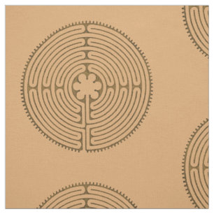 Chartres Labyrinth antiek stijl + uw ideeën Stof