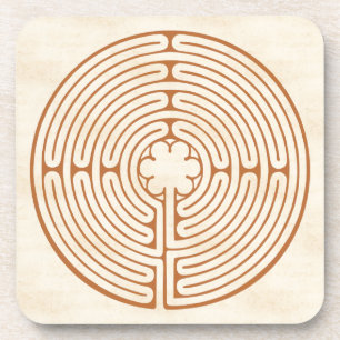Chartres Labyrinth Drankjes Onderzetter