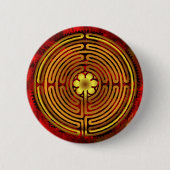 Chartres Labyrinth Fire Button (Voorkant)
