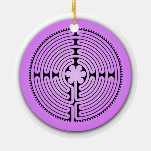 Chartres Labyrinth Ornament (Achterkant)