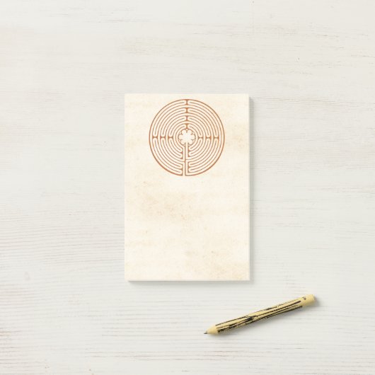 Chartres Labyrinth Post-it® notes 4 x 6 (Op bureau)