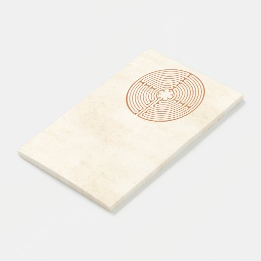 Chartres Labyrinth Post-it® notes 4 x 6 (Schuin)