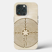 Chartres Labyrinth - Spiritueel symbool Antiek 1 Case-Mate iPhone Case (Achterkant)
