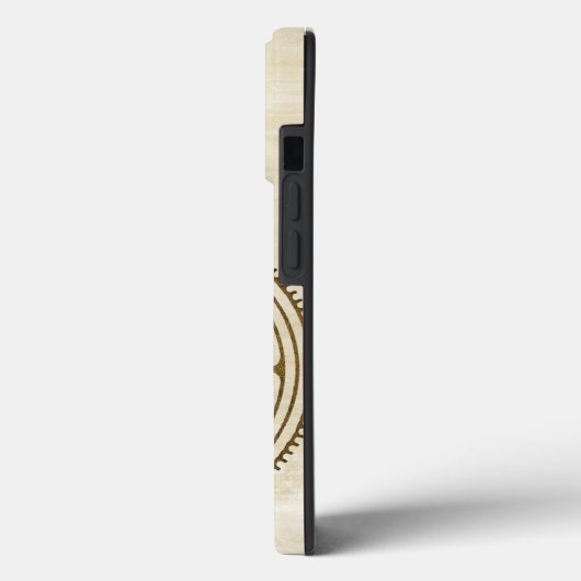 Chartres Labyrinth - Spiritueel symbool Antiek 1 Case-Mate iPhone Case (Achterkant / Links)