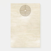 Chartres Labyrinth - Spiritueel symbool Antiek 1 Post-it® Notes (Voorkant)