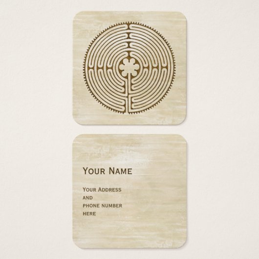 Chartres Labyrinthe - Symbole spirituel Antique 1 (Devant & derrière)