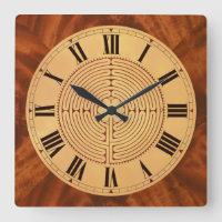 Chartres Maze Wall klok