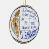 Chartres Tegel Round Keramisch Ornament (Rechts)