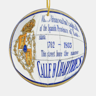 Chartres Tegel Round Keramisch Ornament