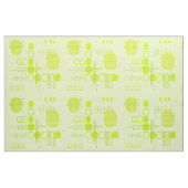 Chartreuse Abstraite en tissu d'écorce atomique (Fat Quarter)