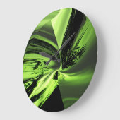 Chartreuse Abstraite Une horloge murale (Angle)